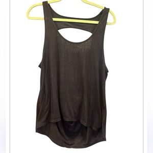 Lululemon Athletica Gray Backless Tank Top